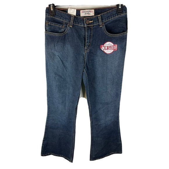 LEVI'S SIGNATURE LOW RISE FLARE JEANS GIRLS YOUTH sz16.5 (29x28.5) NWT - Picture 1 of 11